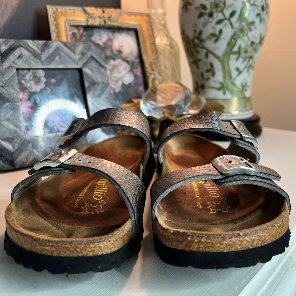 Papillio By Birkenstock Sydney Sequin Print Sandals View 2